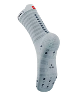 Compressport Unisex's Pro Racing Socks v4.0 Ultralight Run High - White/Alloy