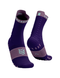Compressport Unisex's Pro Racing Socks v4.0 Trail - Purple/Grape