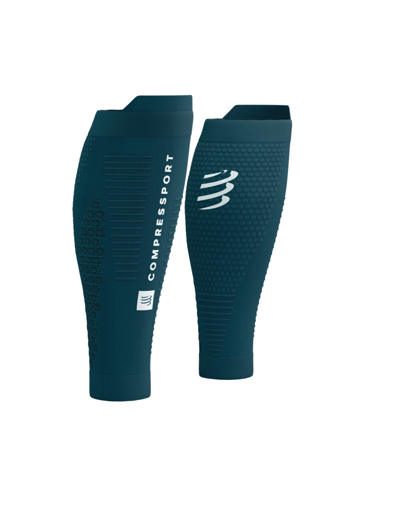 Compressport Unisex's R2 3.0 Calf Sleeves - Stargazer/White
