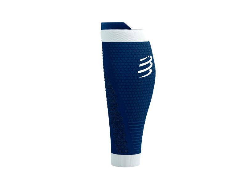 Compressport Unisex's R2 3.0 Calf Sleeve - Blue/White