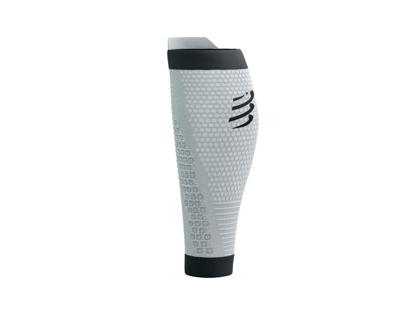 Compressport Unisex's R2 3.0 Calf Sleeve - Melange Grey/Black
