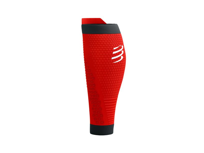 Compressport Unisex's R2 3.0 Calf Sleeve - Red/Black
