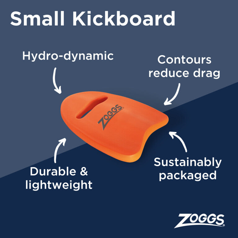 ZOGGS EVA Kick Board- Orange - Small