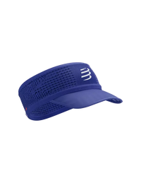 Compressport Unisex's Spiderweb Headband On/Off - Dazzling Blue/White