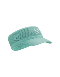 Compressport Unisex's Spiderweb Headband On/Off - Eggshell Blue/White