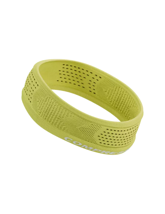 Compressport Unisex's Thin Headband On/Off - Green Sheen