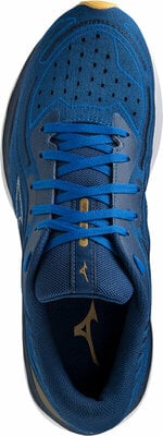 Mizuno Men's Wave Skyrise 4 - French Blue/Vaporous Gray/Gold