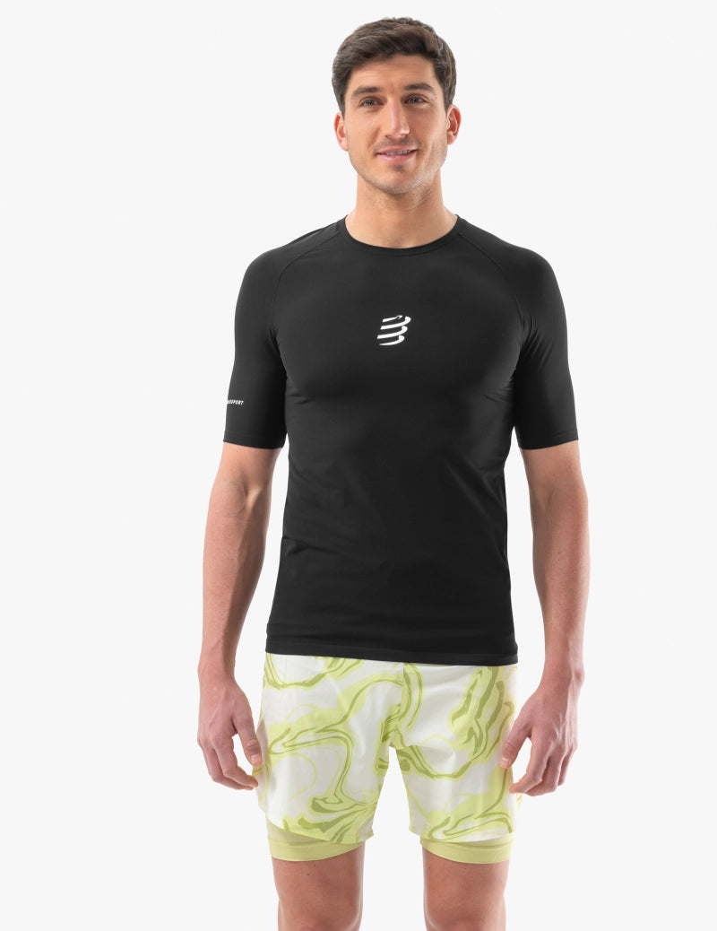 Compressport Men's Trail Racing SS Tshirt - Black