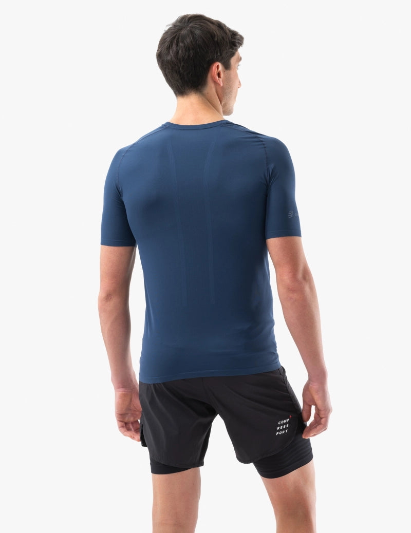 Compressport Men's Trail Racing SS Tshirt - Blues
