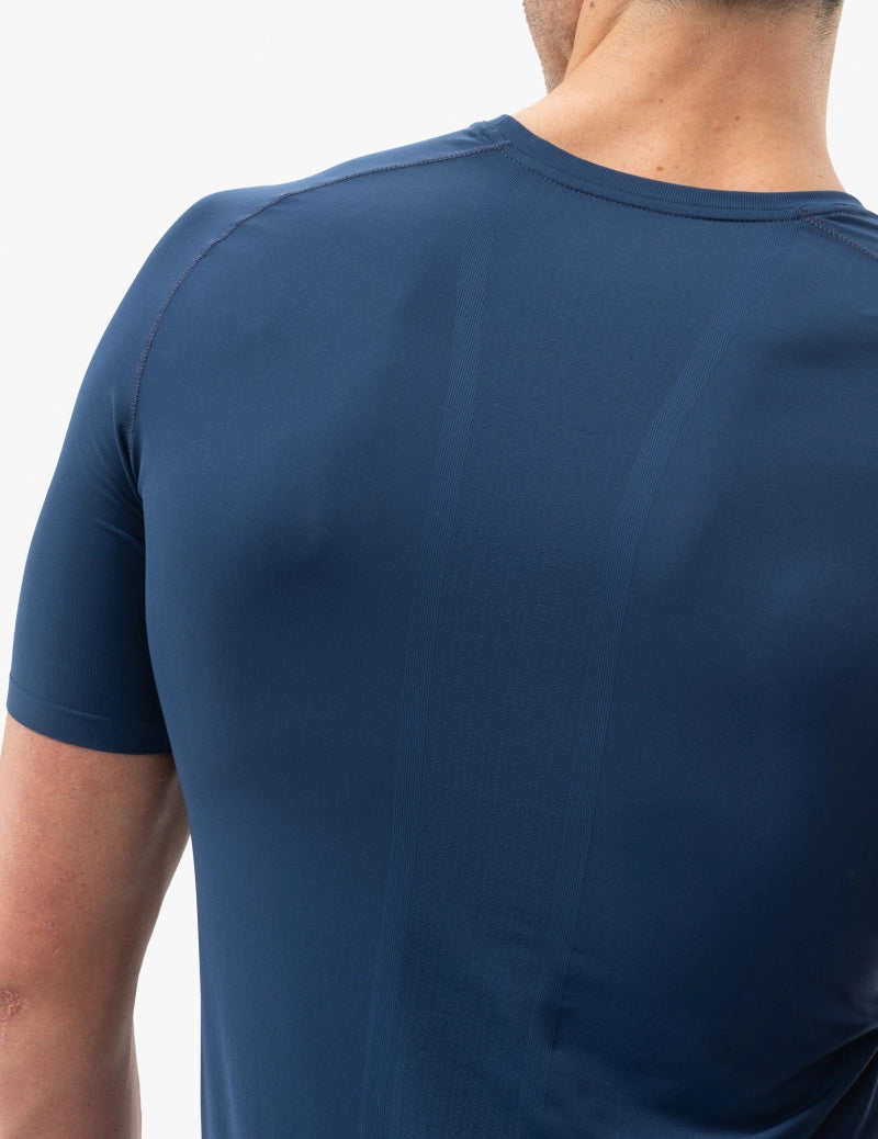 Compressport Men's Trail Racing SS Tshirt - Blues