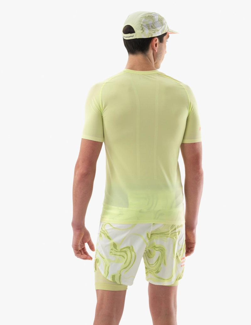 Compressport Men's Trail Racing SS Tshirt - Shadow Lime