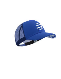 Compressport Unisex's Trucker Cap - Dazz Blue/White
