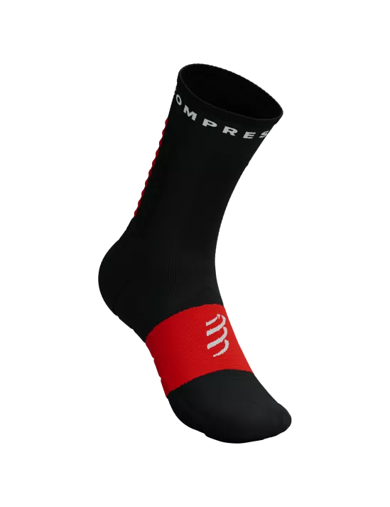 Compressport Unisex's Ultra Trail Sock v2.0 - Black/Red