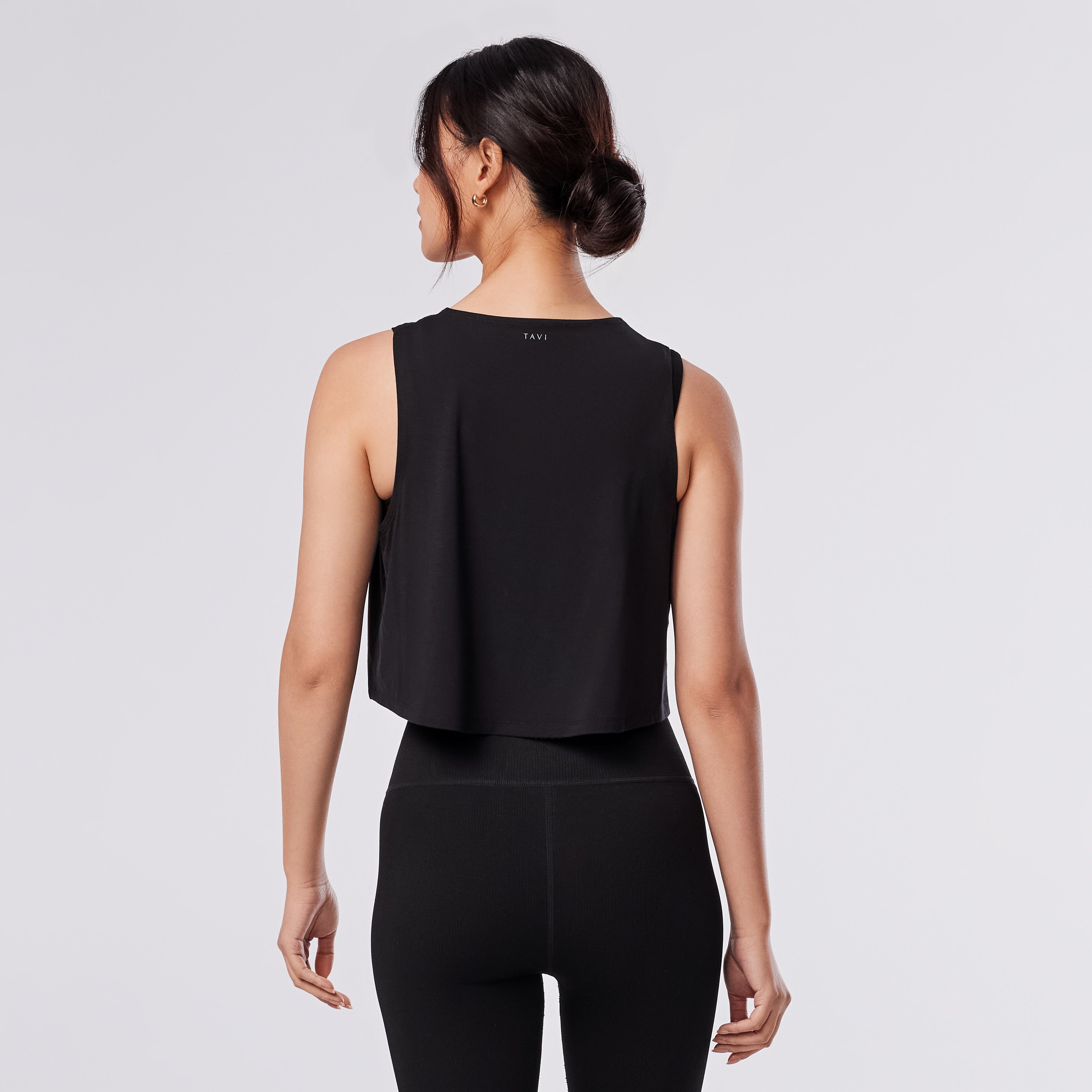 TAVI Flatter Flow Hi Lo Tank - Ebony