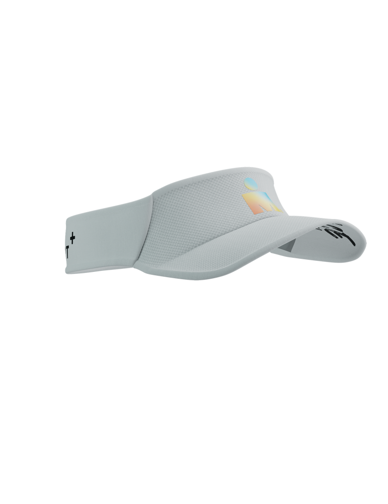 Compressport Unisex's Visor Ultralight - White (Ironman 2025)