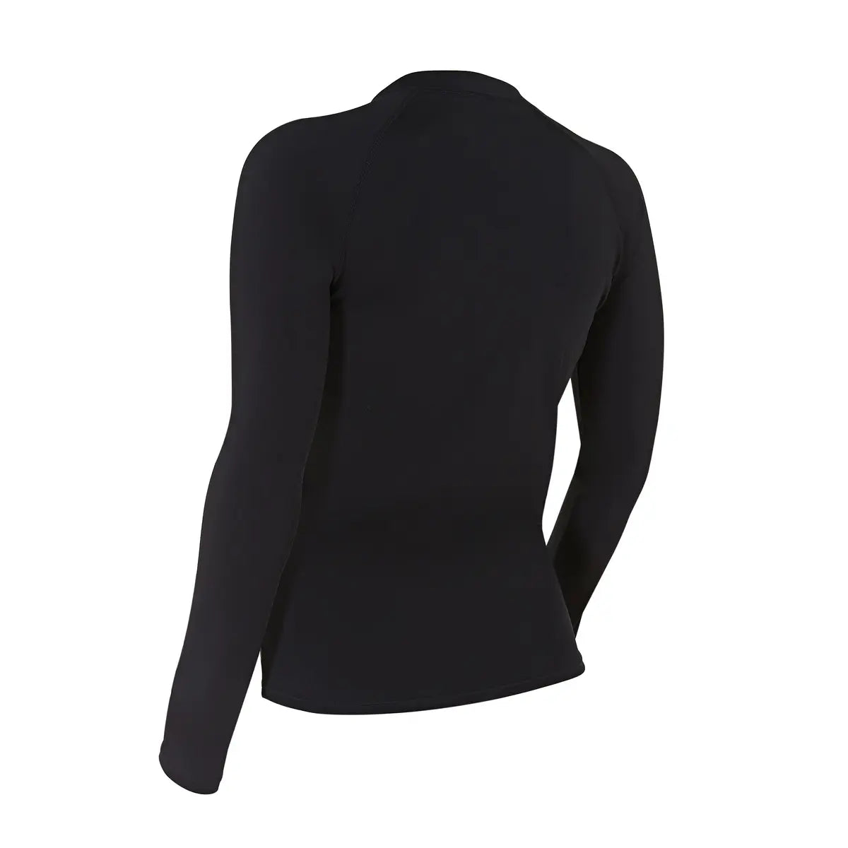 ZOGGS Women's L/S Full Zip Sun Top - Black