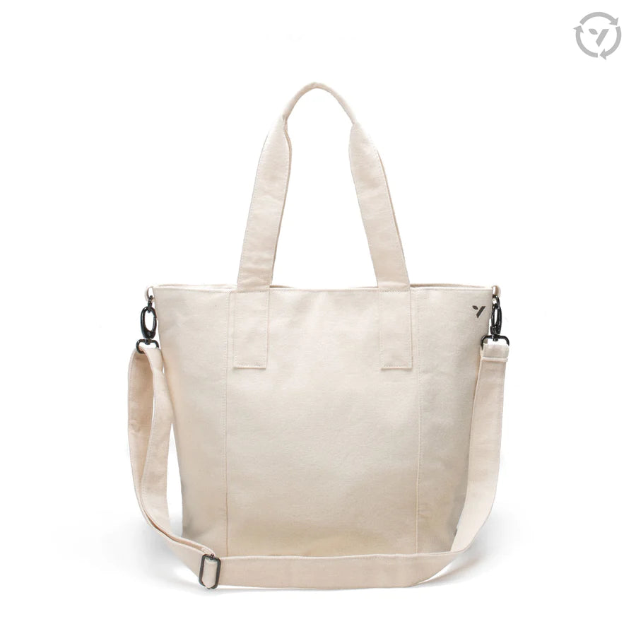 VOORAY Zoey Tote - Natural Cotton