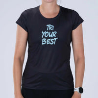 ZOOT Women's Ltd Run Tee - Tri Your Best