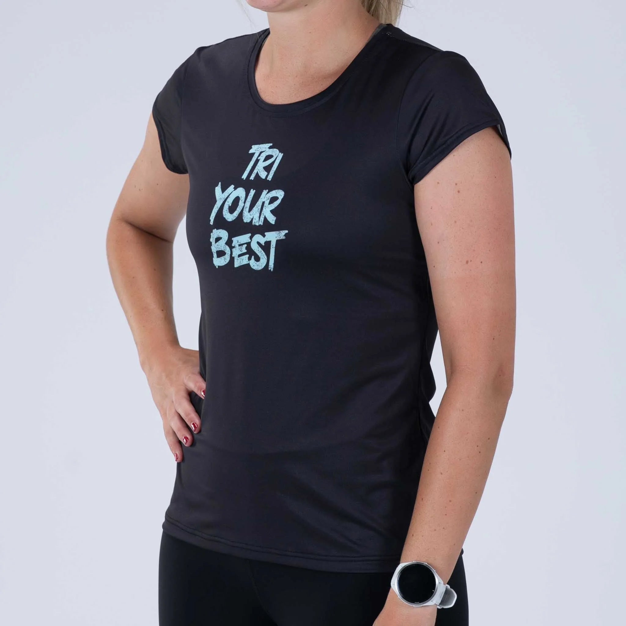 ZOOT Women's Ltd Run Tee - Tri Your Best