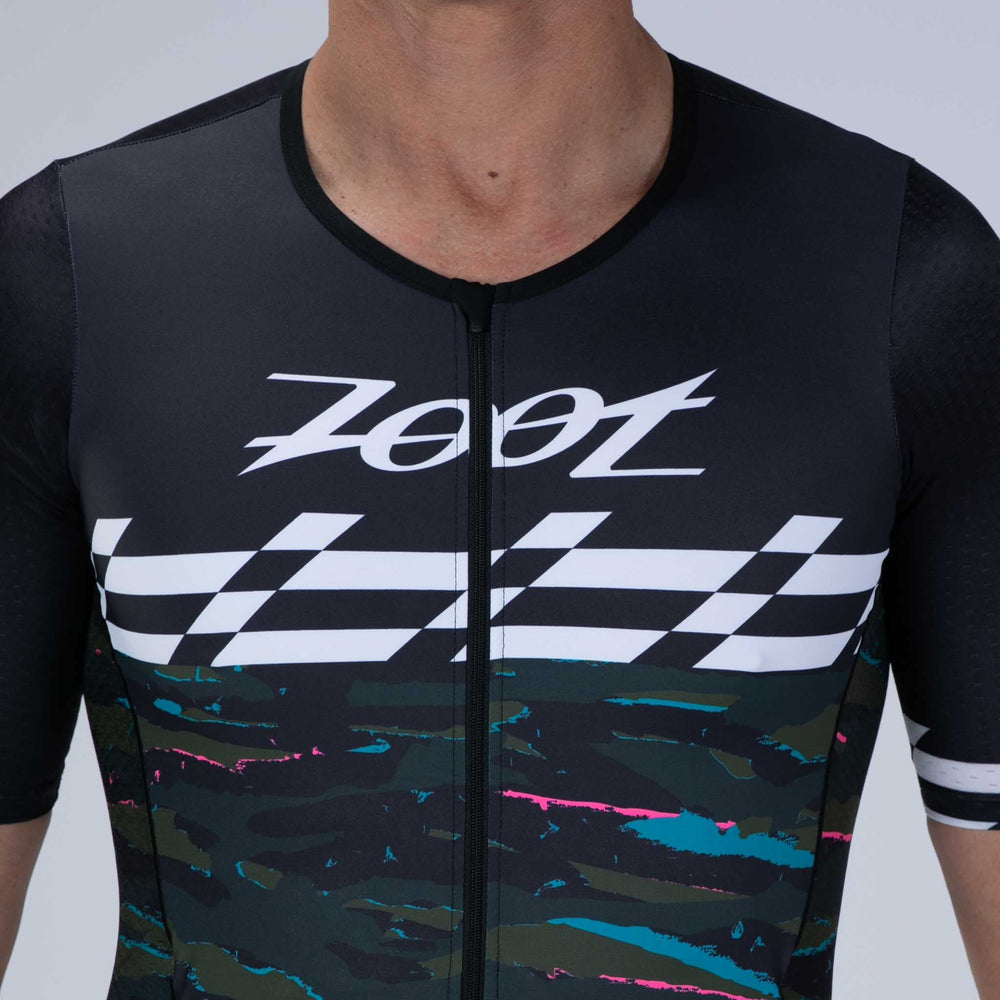 ZOOT Men's Ltd Tri Aero Full Zip Racesuit - Cali Camo