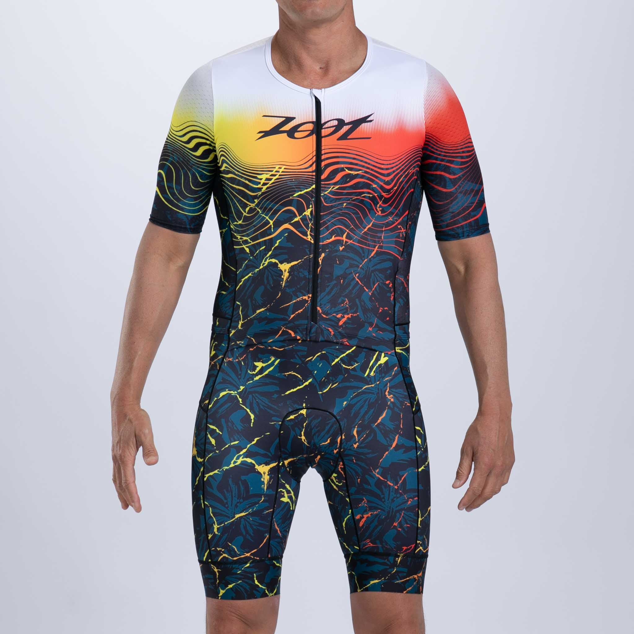 ZOOT Men's Ltd Tri Aero Full Zip Racesuit - KOA