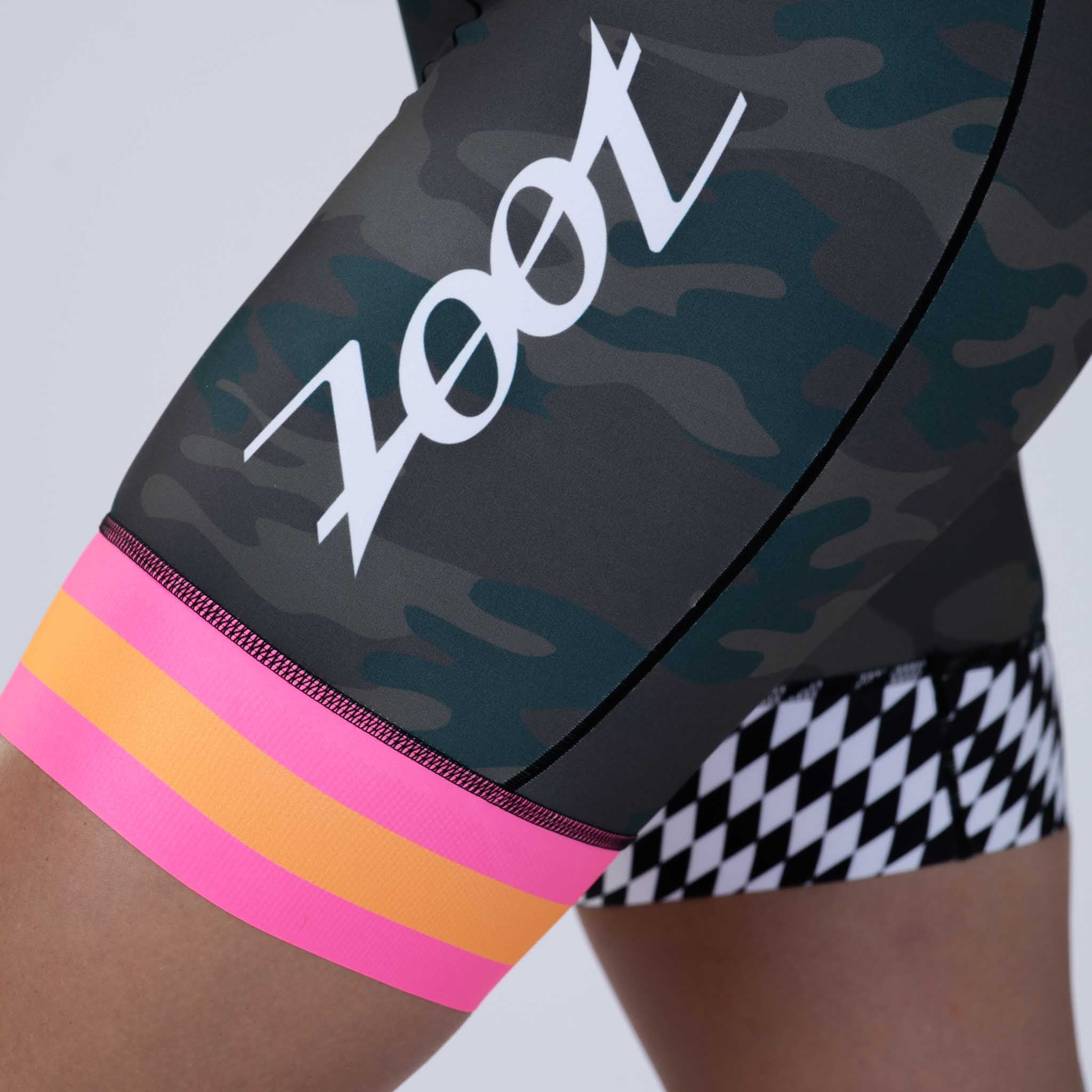 ZOOT Women's Ltd Tri Aero Full Zip Racesuit - Cali Camo