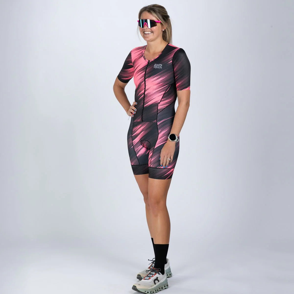 ZOOT Women's Tri AERO FZ Racesuit - Drift Speed