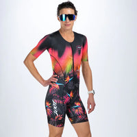 ZOOT Women's Tri AERO FZ Racesuit - Tropical Magic