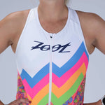 ZOOT Women's Ltd Tri Sleeveless Full Zip Racesuit - Salty Groove