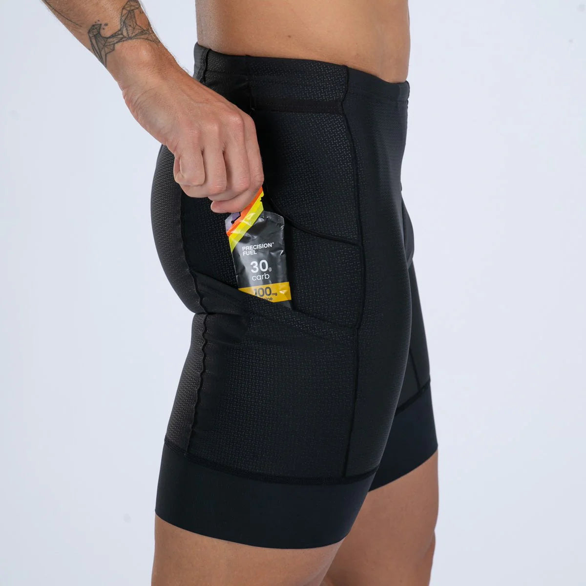 ZOOT Men's Elite 2.0 Tri 8" Short - Jet Black