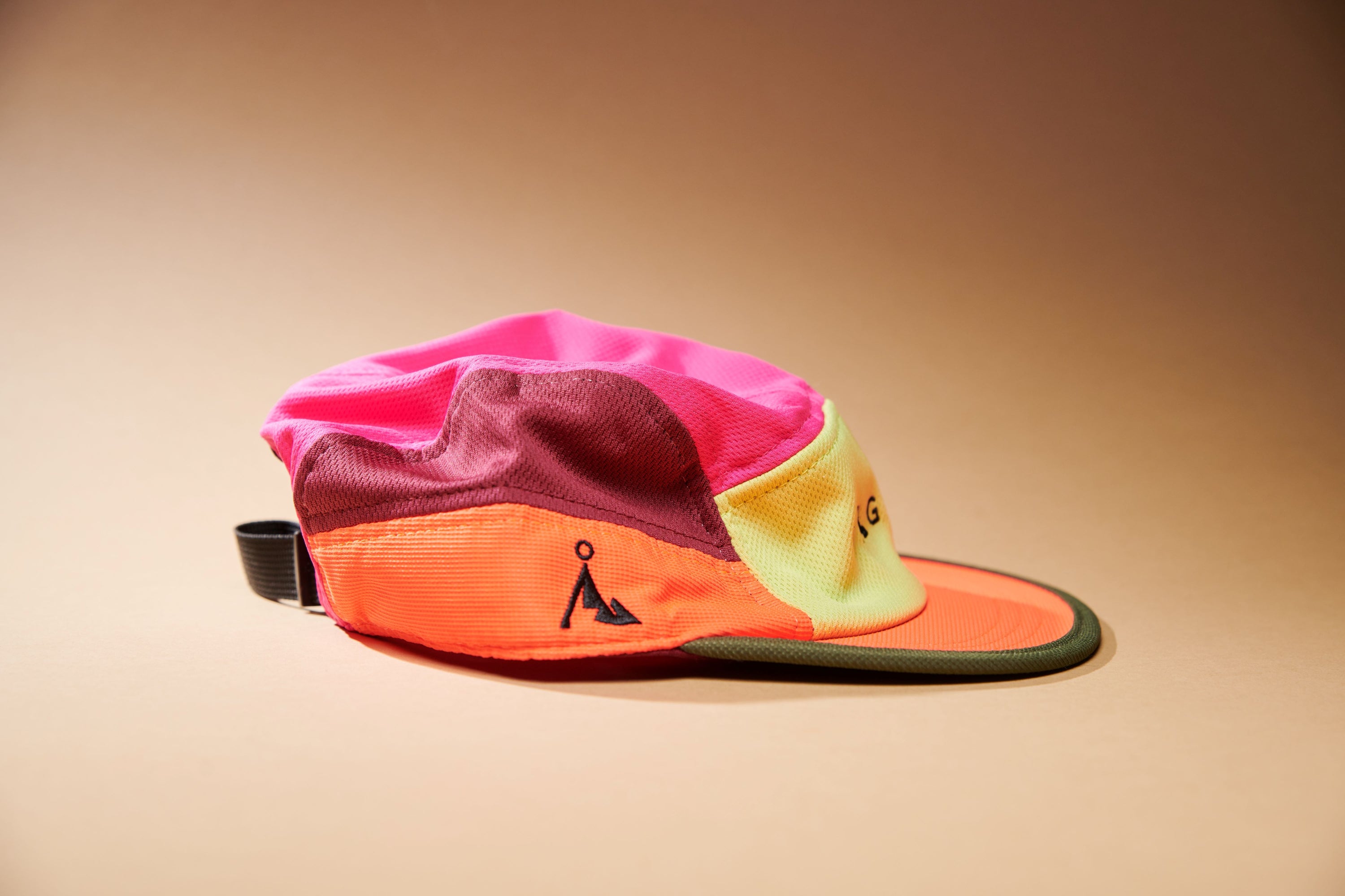 VAGA Club Cap - Green/Wine Red/Neon Pink/Neon Orange
