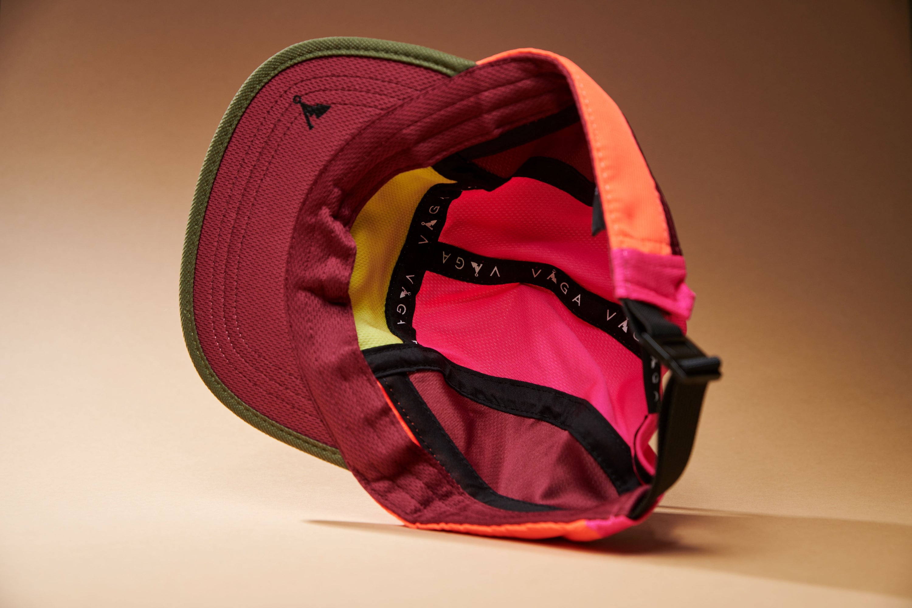 VAGA Club Cap - Green/Wine Red/Neon Pink/Neon Orange