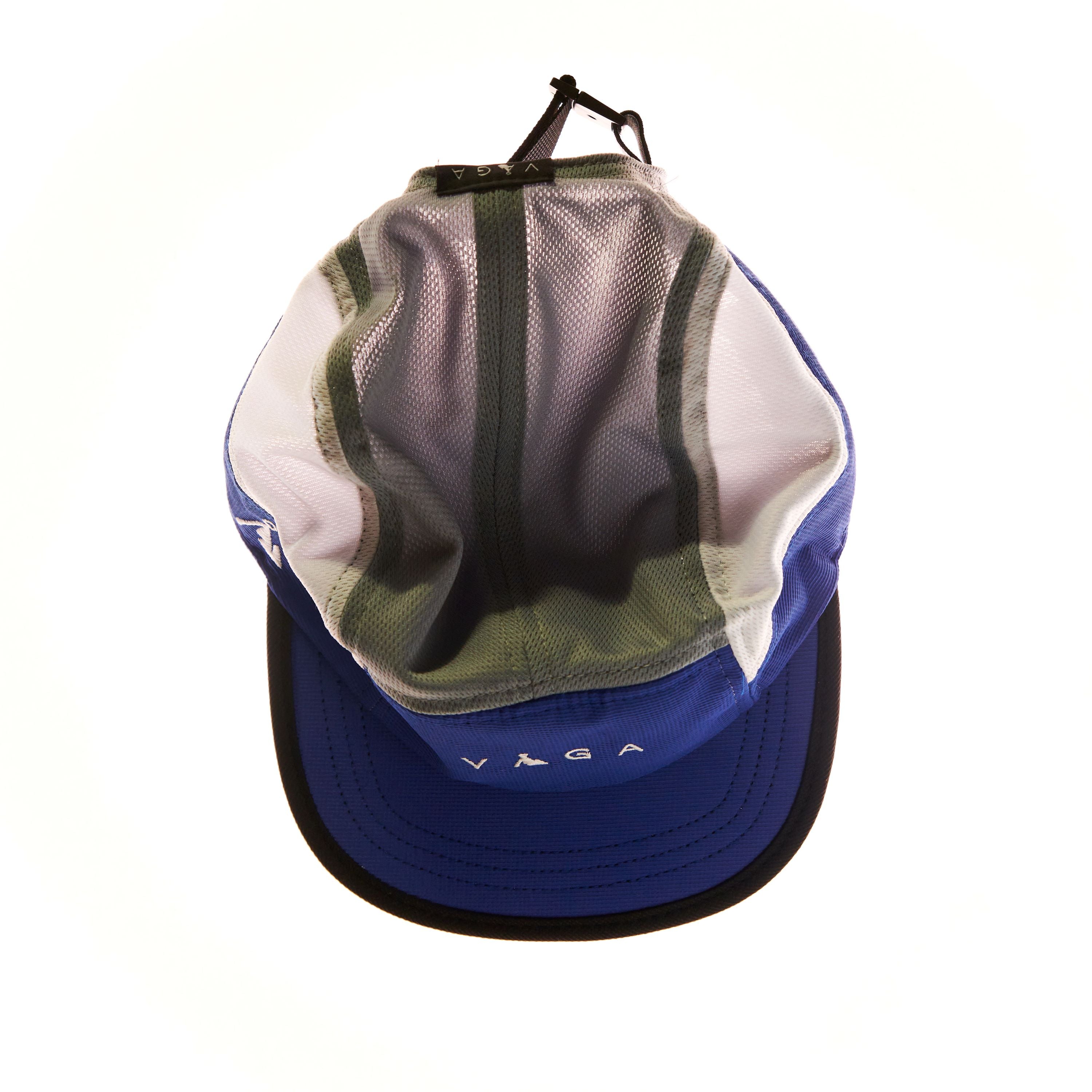VAGA Club Cap - Racing Blue/White/Light Grey/Charcoal