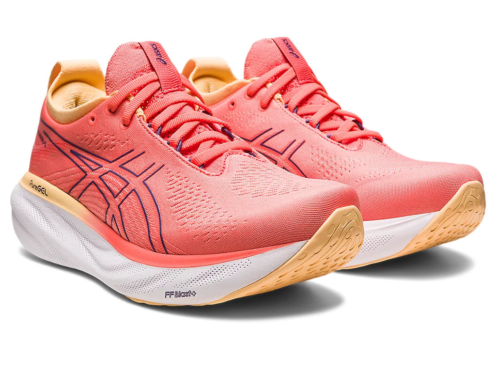 Asics Women s GEL NIMBUS 25 PAPAYA DUSTY PURPLE