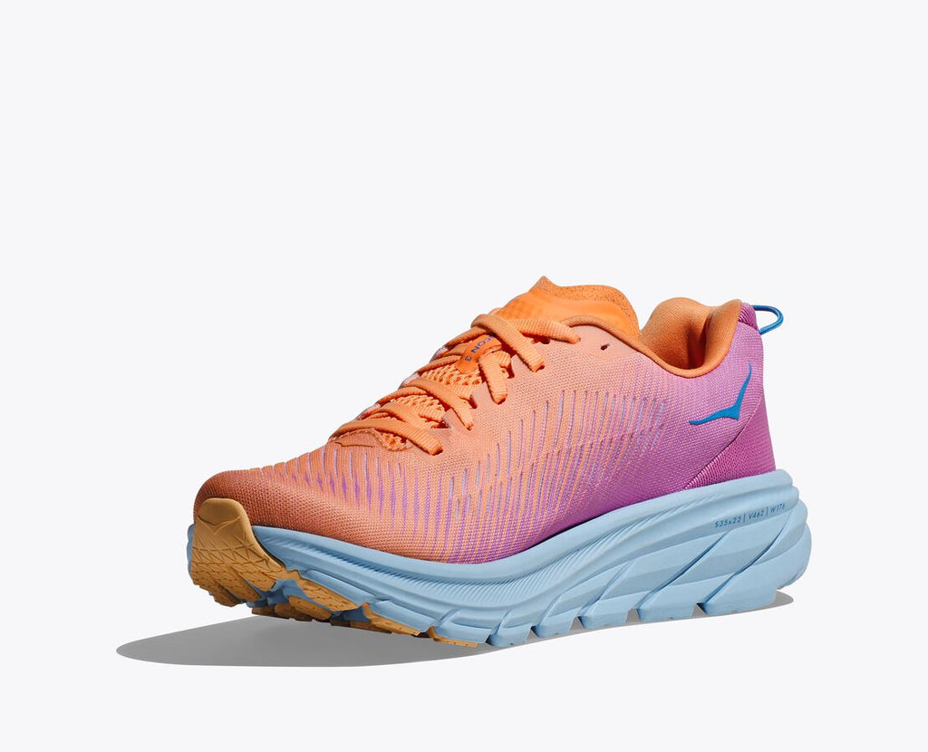 HOKA Women's Rincon 3 - Mock Orange/Cyclamen – Key Power Sports Singapore