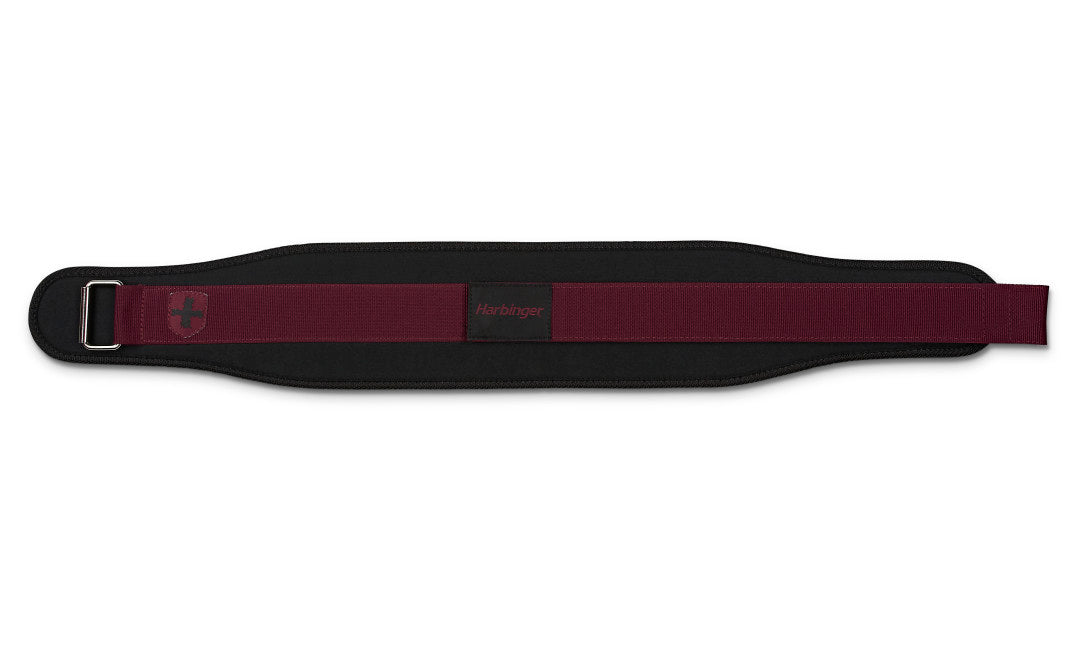 Harbinger Women's 5" Foam Core Belt- Black/Merlot