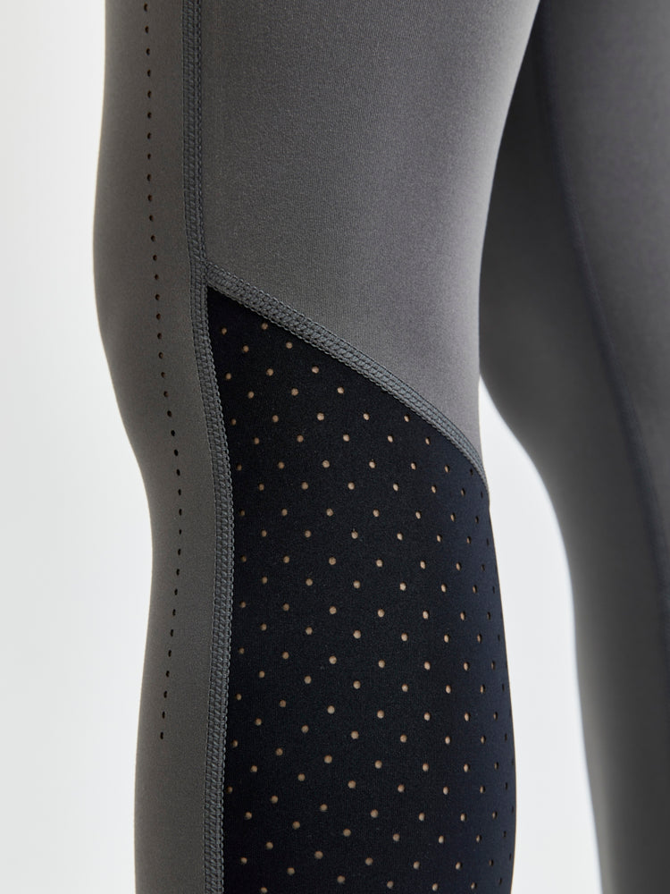 Craft Women's ADV Charge Perforated Tights - Granite/Black