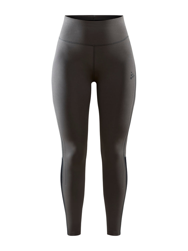 Craft Women's ADV Charge Perforated Tights - Granite/Black