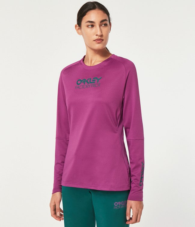 Oakley Women's Factory Pilot LS Jersey II  - Ultra Purple (FOA500398-89N)