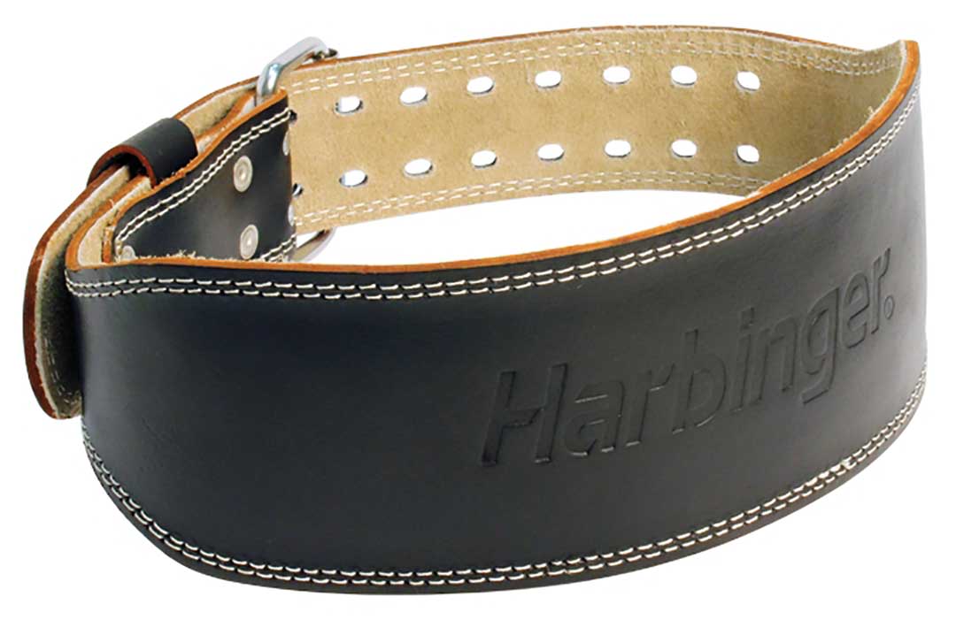 Harbinger 4" PADDED LEATHER BELT