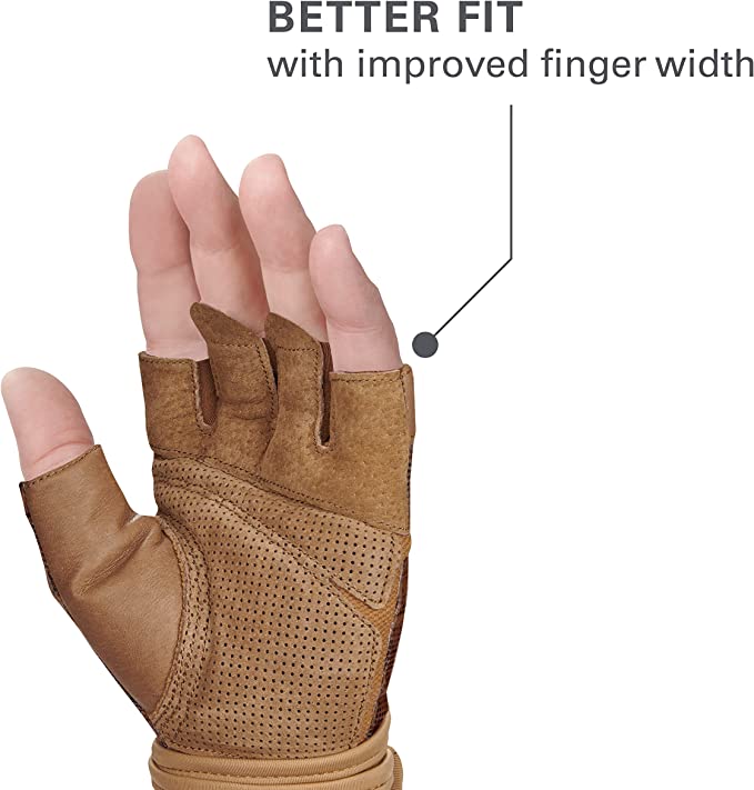 Harbinger Unisex's Pro WristWrap Gloves 2.0 - Tan