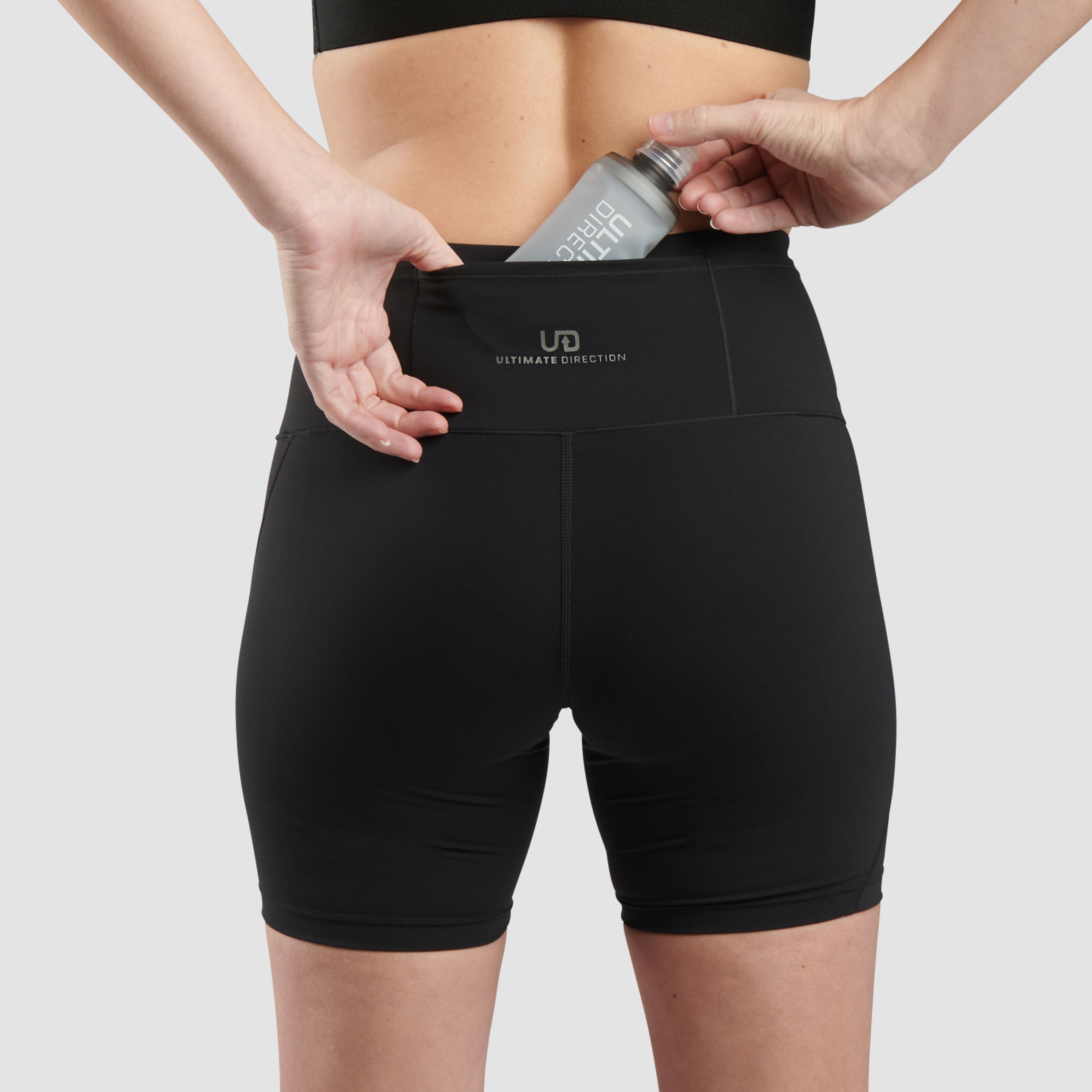 Ultimate Direction Women's Race Velum Short 6"- Onyx