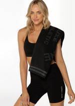 Lorna Jane Luxe Athletic Sweat Towel - Black