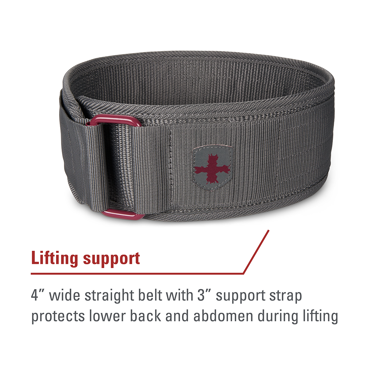 Harbinger Women's 4inch Nylon Belt - Merlot