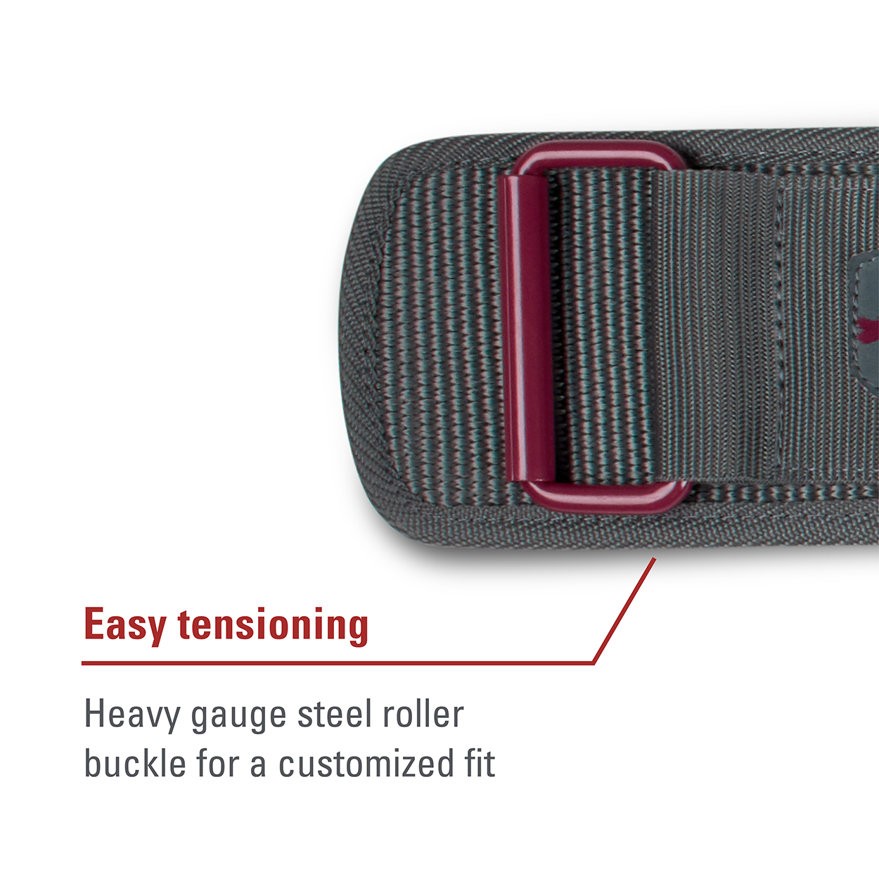 Harbinger Women's 4inch Nylon Belt - Merlot