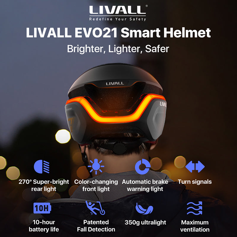 LIVALL EVO21 Smart Cycling Helmet - Snow