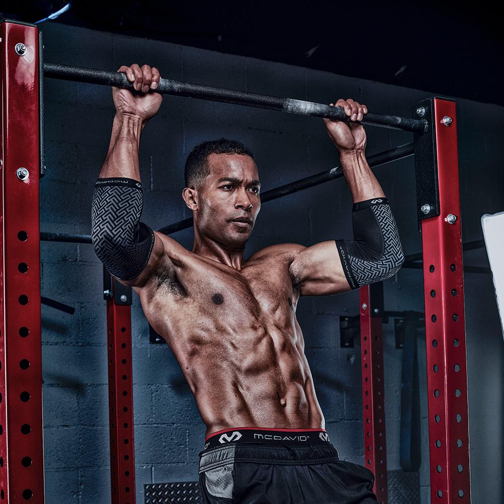 McDavid Dual Layer Compression Elbow Sleeves - Black (Pair)