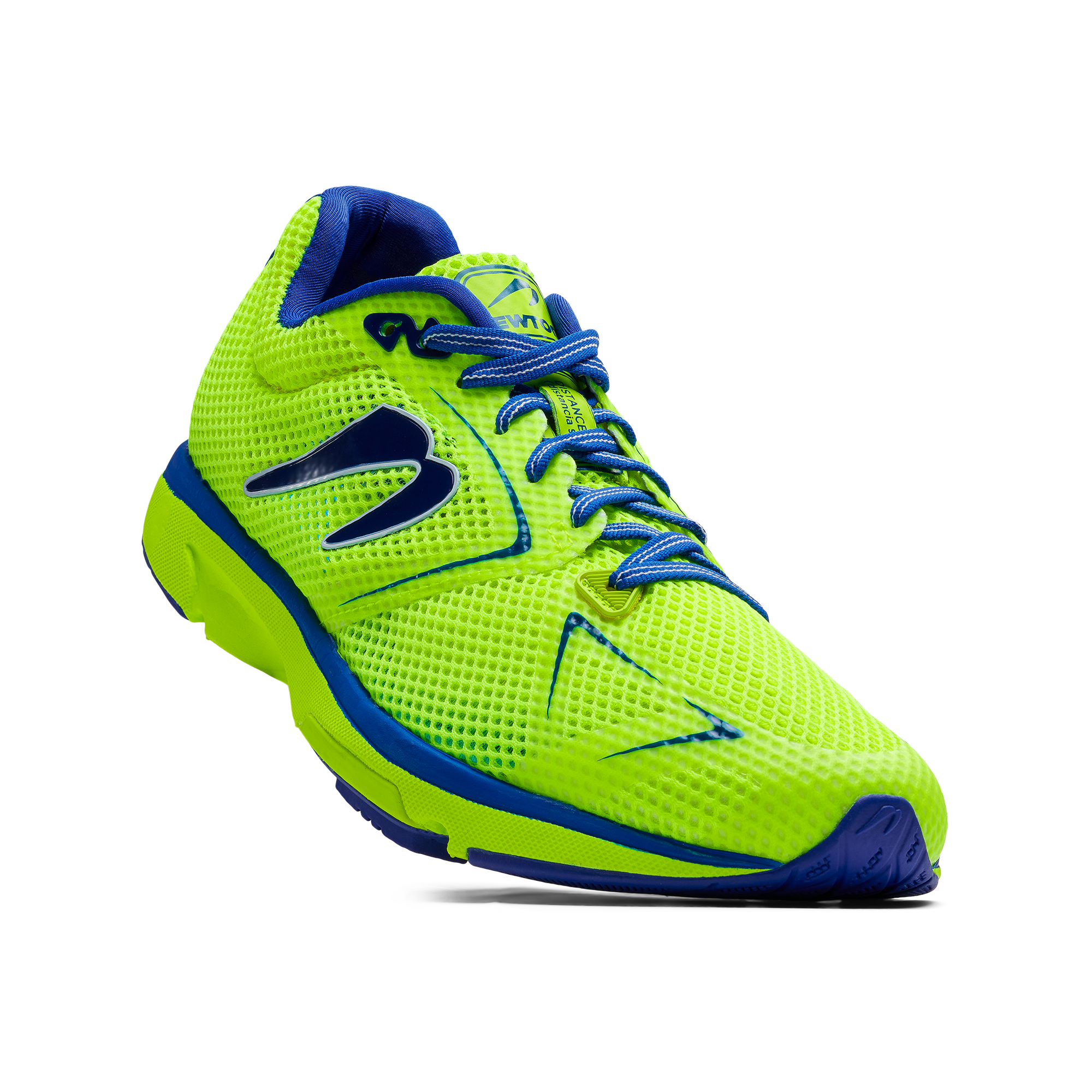 Newton Mens's Distance 11 - M000522 - Citron/Blue