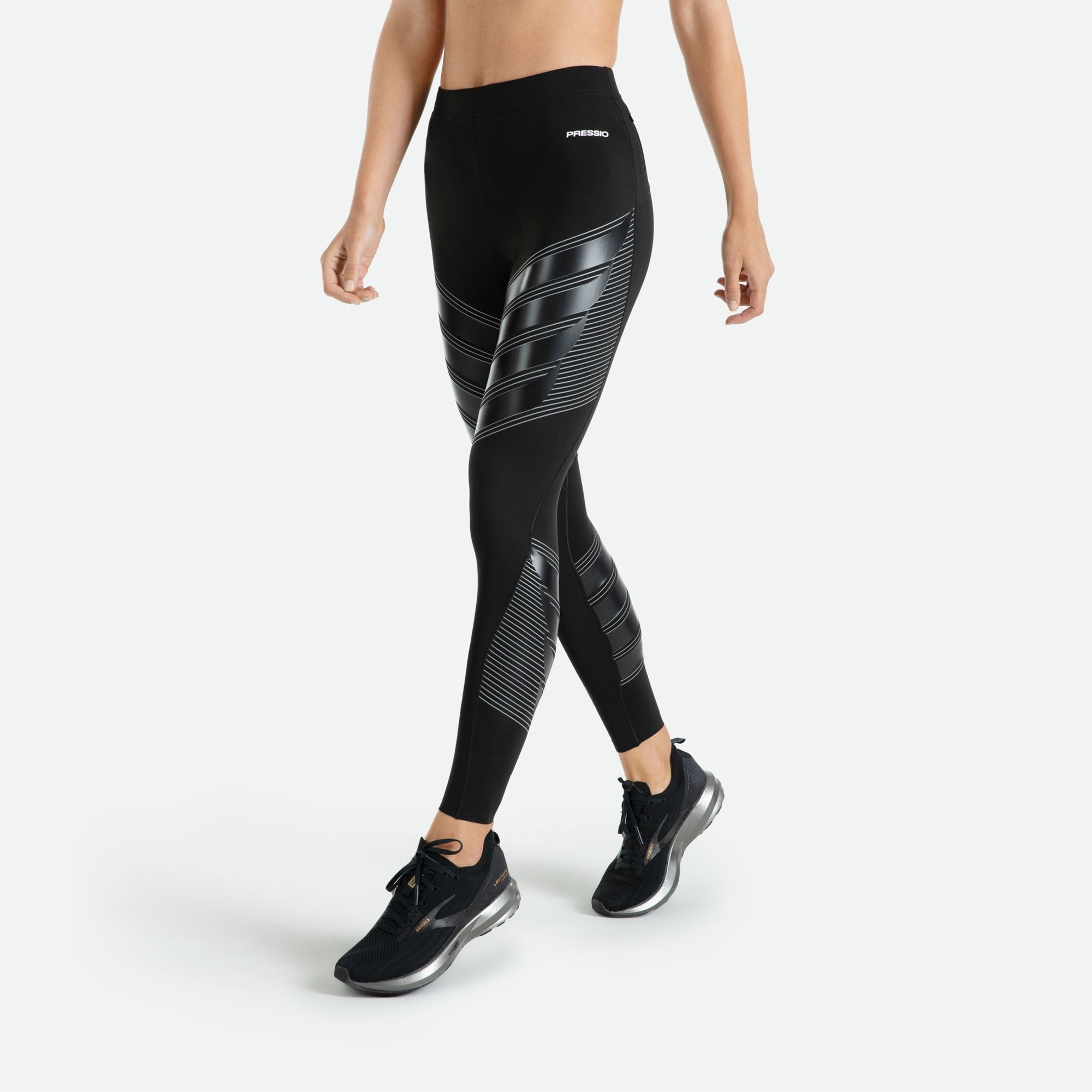 Pressio Women's Power Run Compression Tight | Low Rise