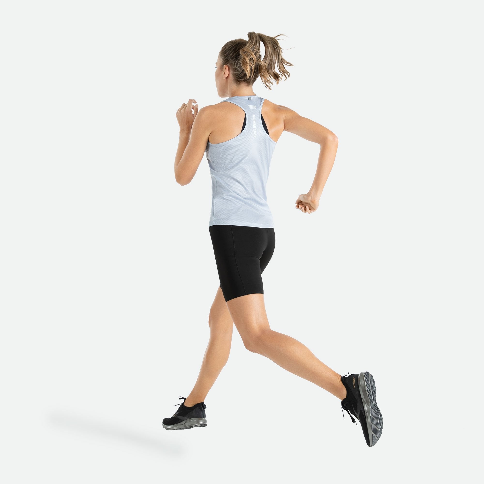 Pressio Women’s Hāpai Singlet - Razorback